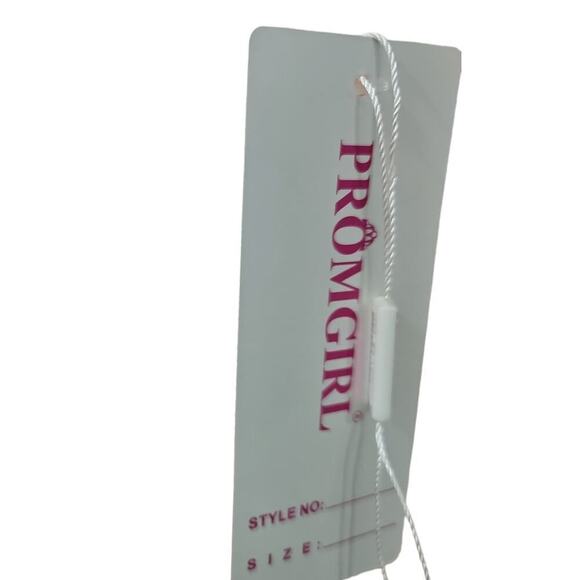 PromGirl Halter Sequin Homecoming Mini Dress Rose Gold Size L NWT - Picture 7 of 7